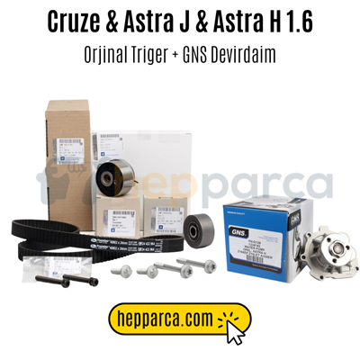 Chevrolet Cruze 1.6 Orjinal Triger Seti Ve Gns Devirdaim Seti