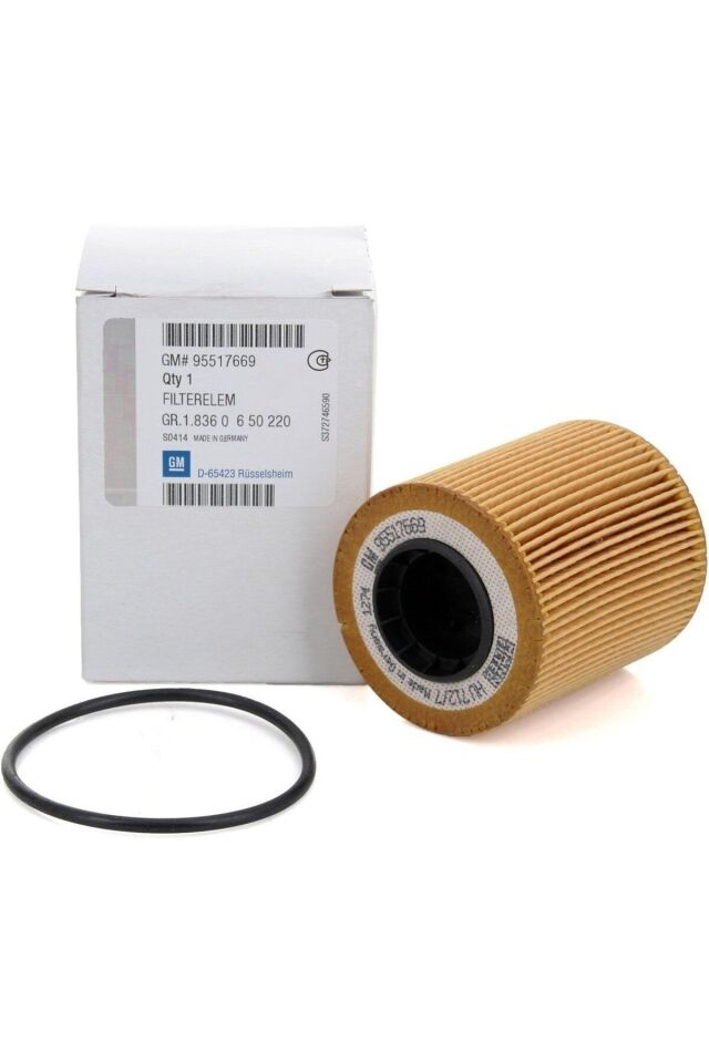 Opel Astra H 1.3 Dizel Yağ Filtresi Orijinal Gm