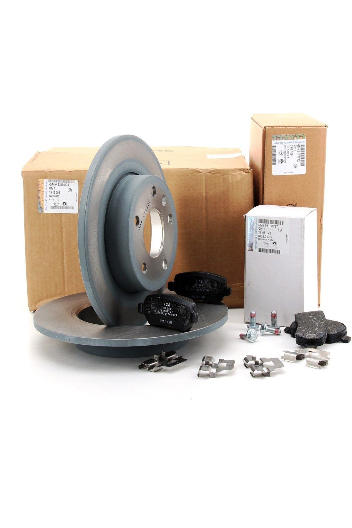 Opel Astra H 5 Bijon Arka Fren Disk Ve Balata Takımı Orijinal Gm (93190173)