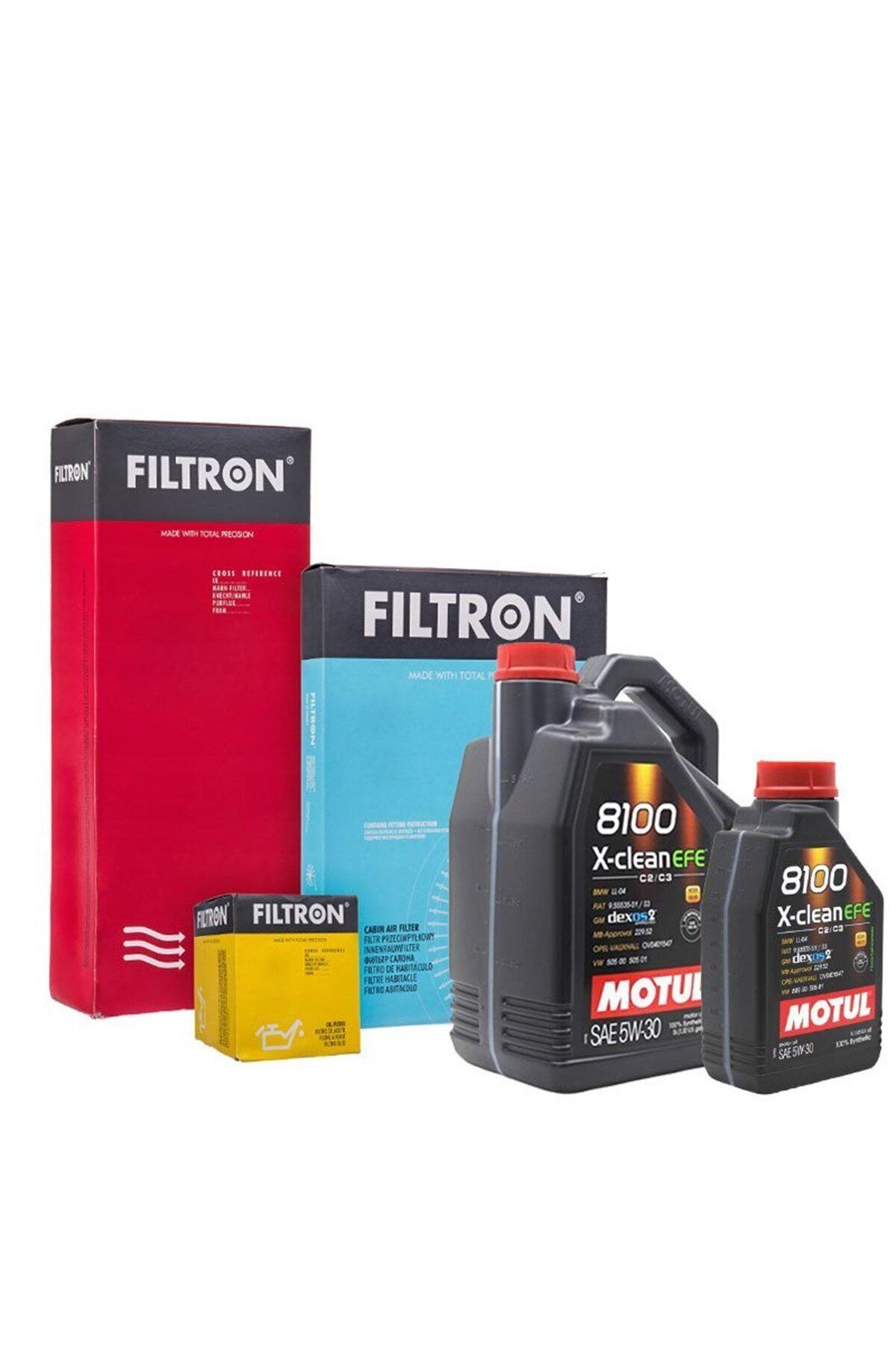 Chevrolet Captiva 2.0 Dizel Bakım Seti Filtron Filtre & Motul EFE Motor Yağı