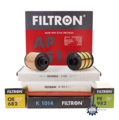 Opel Astra H Filtron 1.3 uyumlu Dizel Periyodik Bakım Filtre Seti (Yağ Filtresi Ufi Tip) Filtron