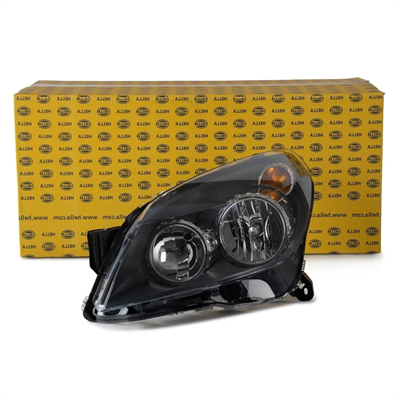 Opel Astra H Uyumlu Koyu Zeminli Sol Far Hella