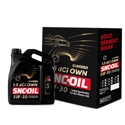 SNC-OIL 5W-30 Motor Yağı DPF Partiküllü 5 Litre