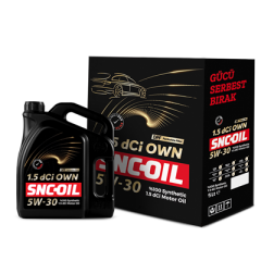 SNC-OIL 5W-30 Motor Yağı DPF Partiküllü 5 Litre