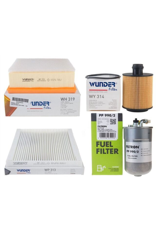 Opel Corsa D 1.3 Z13 Dtj Euro 4 Bakım Filtre Seti 2010-2011