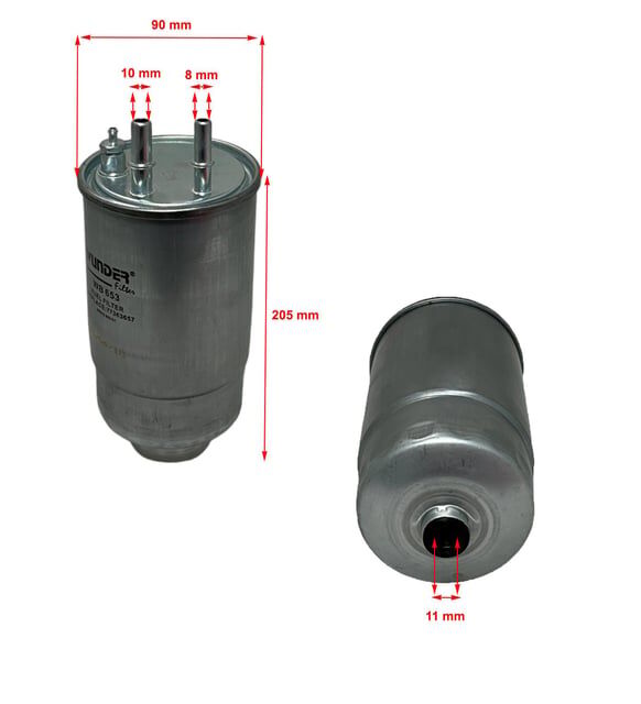 YAKIT FİLTRESİ PEUGEOT BİPPER/NEMO 1.3 HDİ 2013-