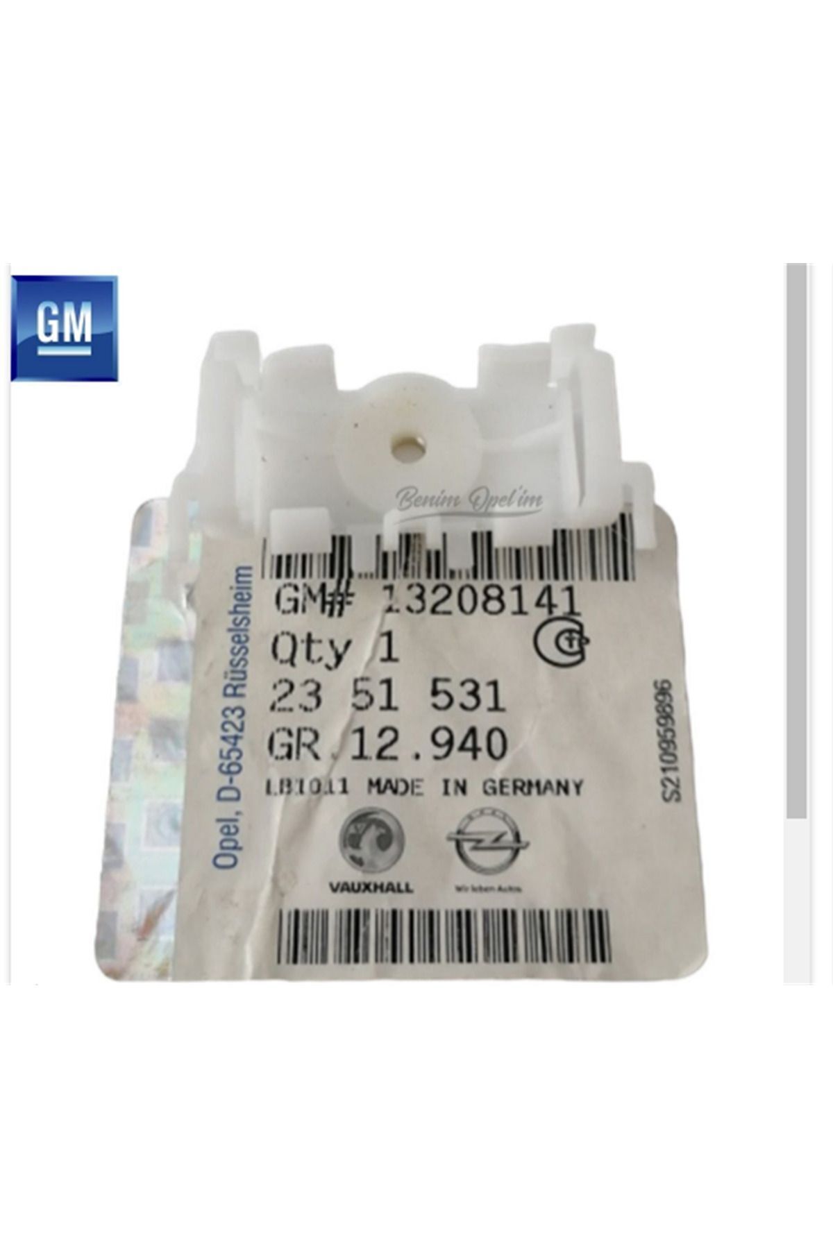 Corsa D Tavan Oluk Çıta Klipsi