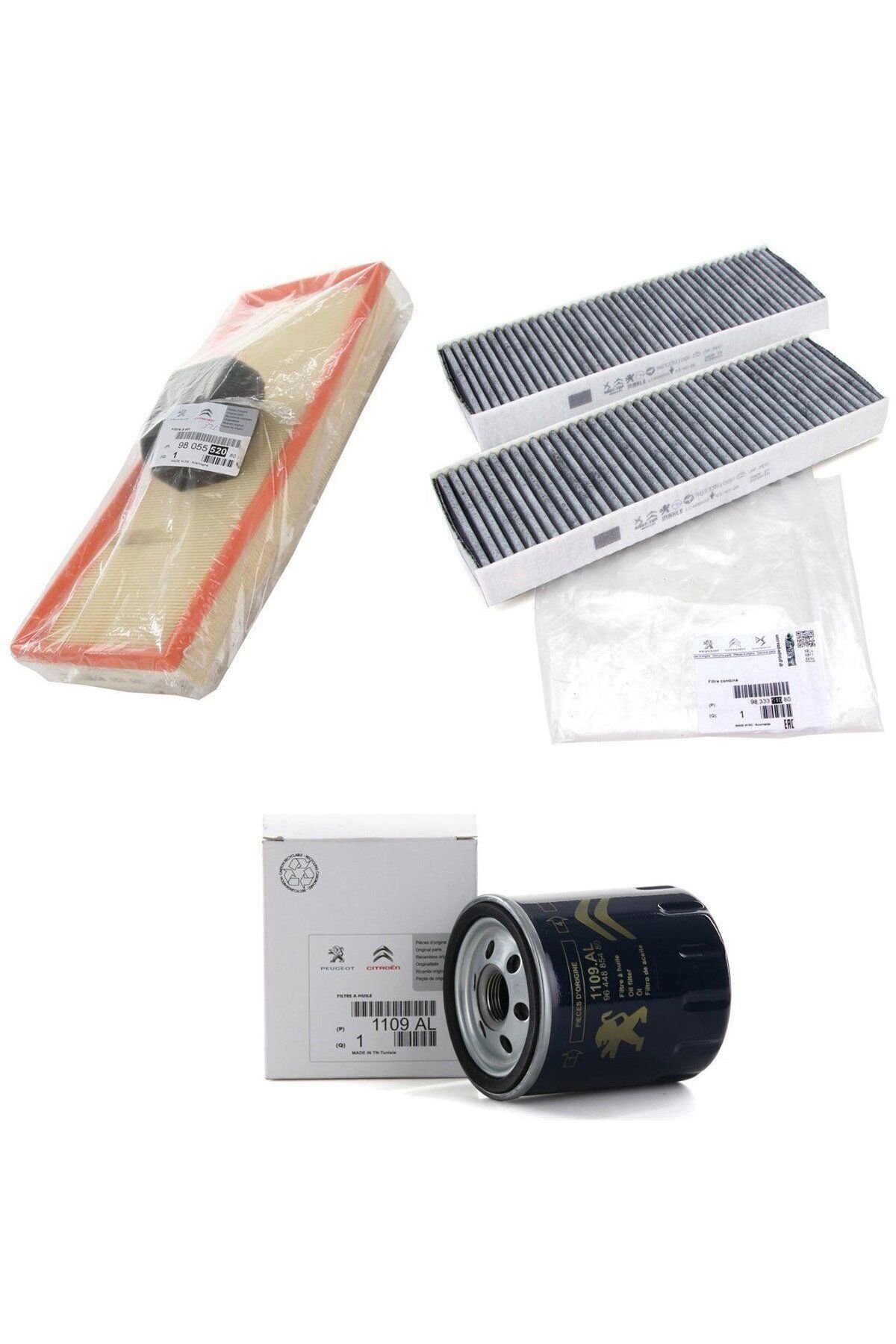 Opel Corsa F 1.2 Puretech Periyodik Bakım Filtre Seti Orjinal