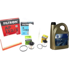 Opel İnsignia Filtron 2.0 Dizel Motor Bakım Seti GM 5W30 5 LT Yağlı