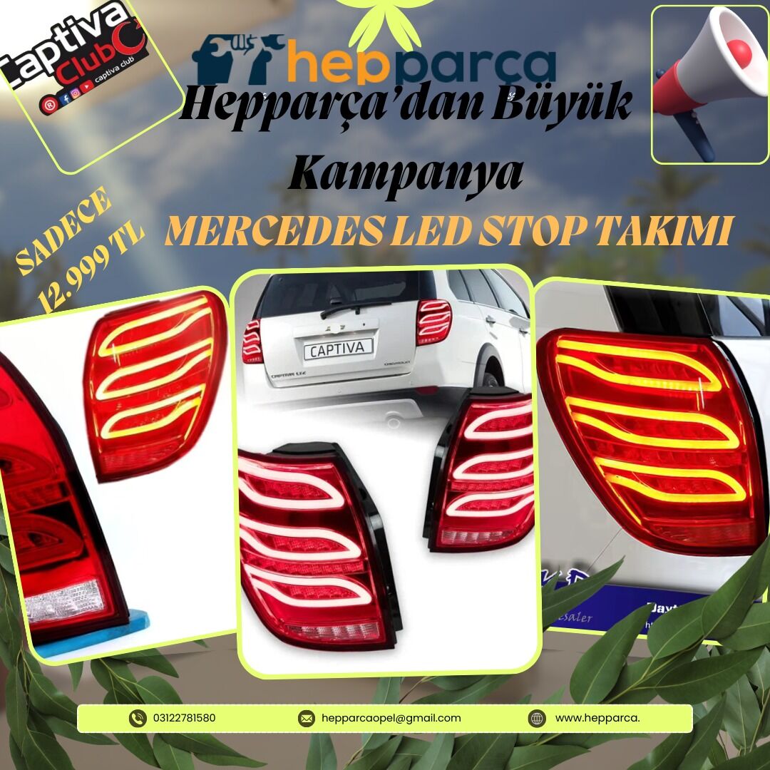 Chevrolet Captiva Mercedes Led Stop