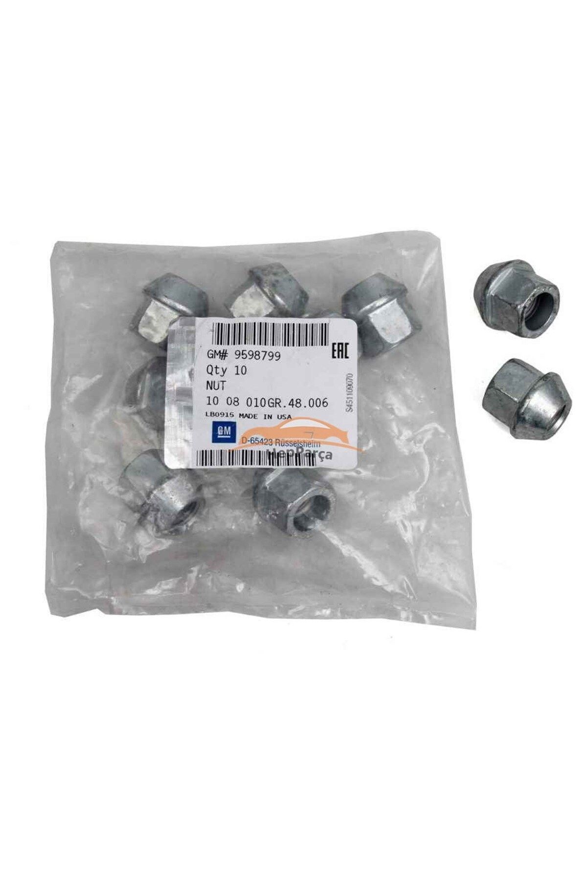 Opel Astra K Bijon Somunu Orijinal GM