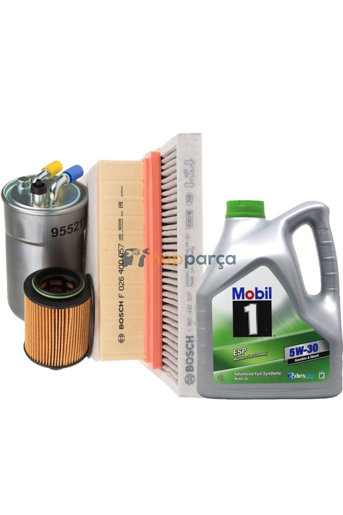 Opel Corsa D 1.3 Dizel Euro5 Mobil Yağ Bosch Filtre Bakım Seti