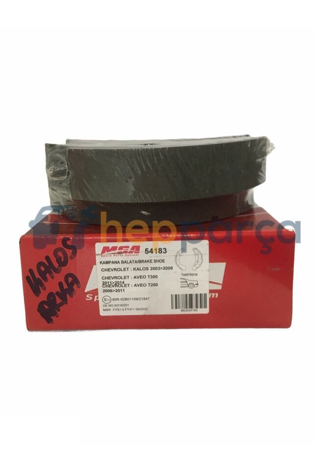 Chevrolet Kalos Arka Fren Kampana Balatası Mga