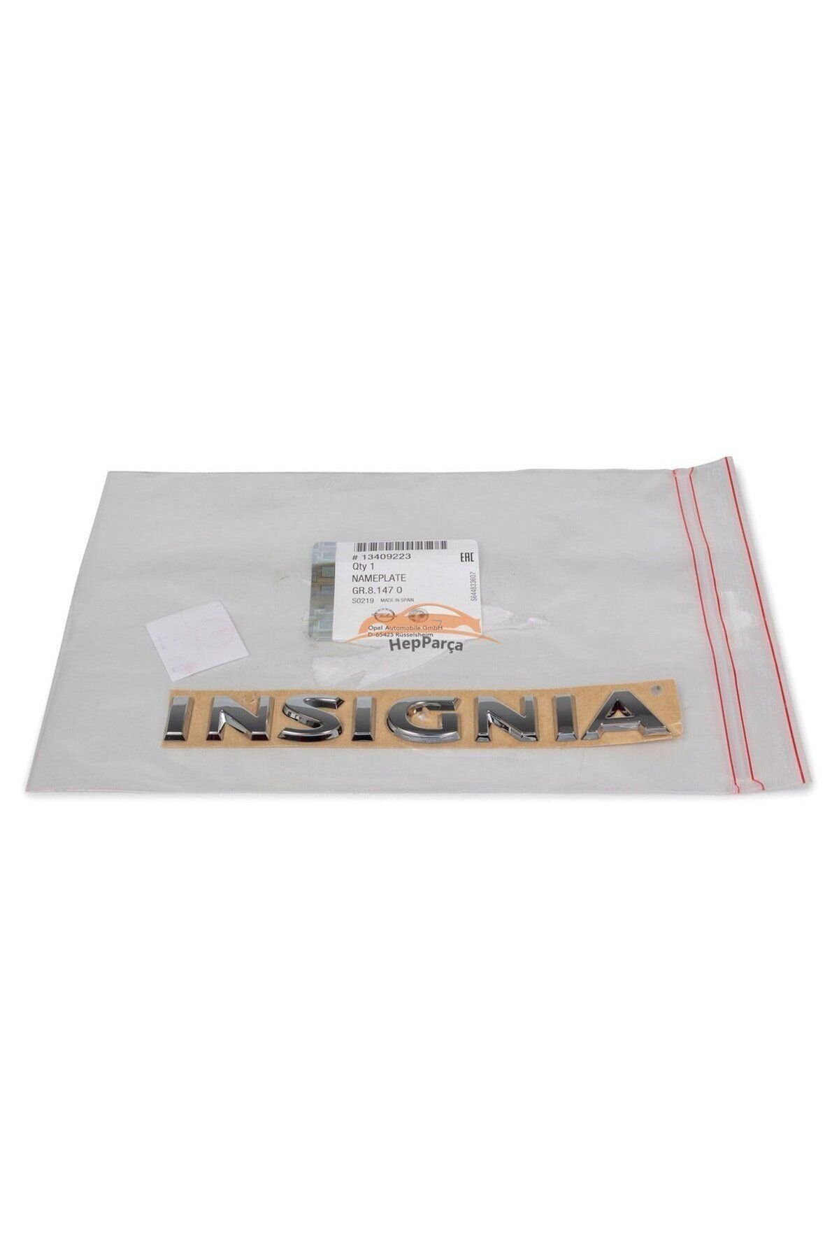 Opel Insignia B Yazısı Gm