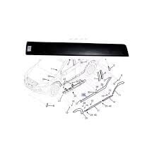 | Chevrolet Captiva Ön Sol Kapı Bandıı Çıtası Orijinal