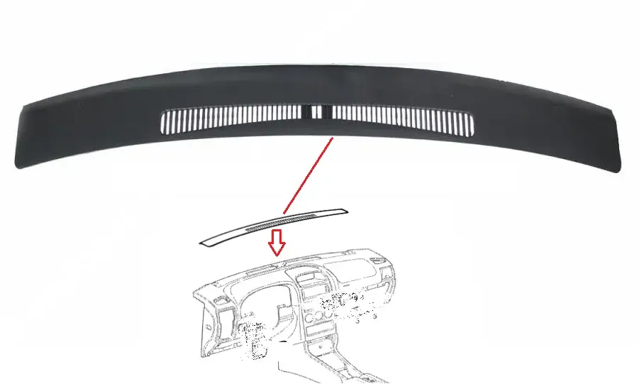 ASPART MARKA   CAM ÖNÜ KALORİFER HAVALANDIRMA IZGARASI GRİ ASTRA G