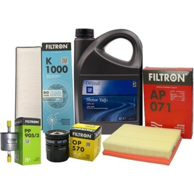 Opel Corsa B (1.4 / 1.6) Benzinli Periyodik Bakım Seti Gm 10w40 Yag () Uyumlu