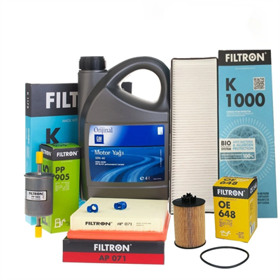 Opel Corsa B 1.2 Periyodik Bakım Seti Bujisiz (CorsaB-Bakım1.2-GM)