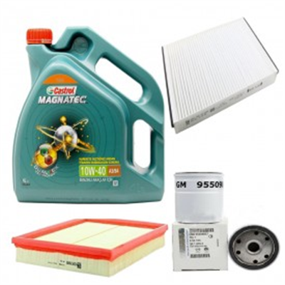 Opel Corsa B 1.2 Periyodik Bakım Seti Castrol Bujisiz (CorsaB-Bakım1.2-CS)
