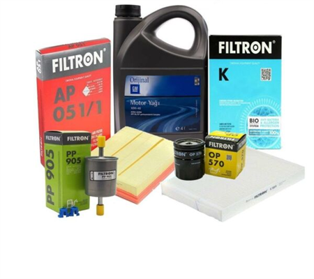 Opel Meriva A (1.6) Benzinli Periyodik Bakım Seti Gm 10w40 4lt Yag () Uyumlu