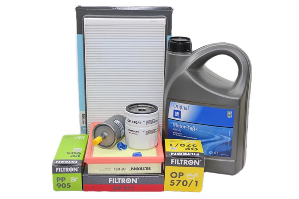 Opel Corsa B Filtron 1.2 Benzinli Motor Bakım Seti GM 10W40 4 LT Yağlı (FİLT.COR.B-1.2)