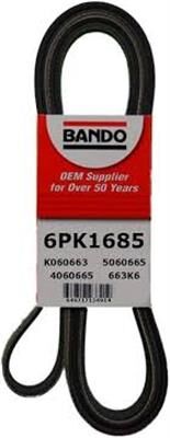 KANALLI KAYIS MERCEDES AUDI CADILLAC CHEVROLET CRHYSLER DODGE FORD JEEP PLYMOUTH BANDO 6PK2460 A0119