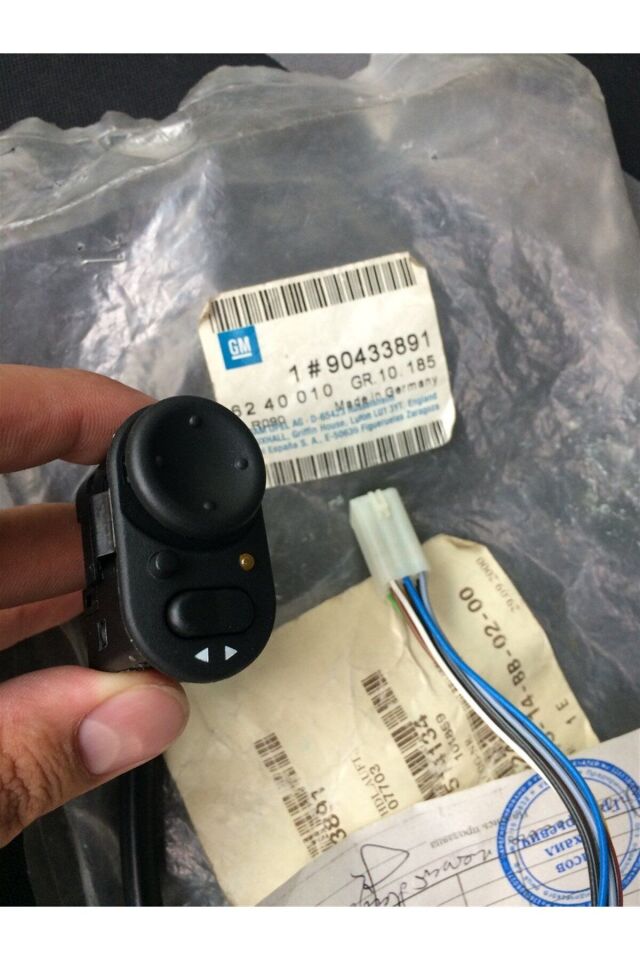 Opel Corsa B Komple Dış Dikiz Ayna Ayar Düğmesi Orijinal Gm (gu)