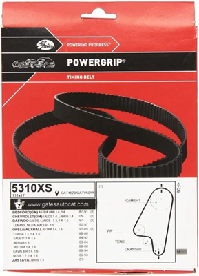 Opel Astra F 1.4 - 1.6 8 Valf Triger Kayışı GATES