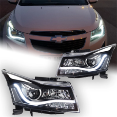Chevrolet Cruze Uyumlu Kaşlı Led Far Takımı Bi-Xenon
