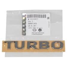 Opel Astra K Kasa Turbo Yazı Krom Orjinal