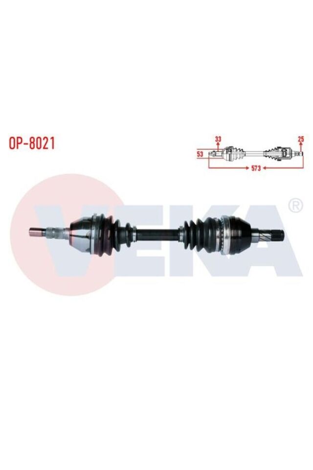 Komple Aks Sol On Opel Astra H 1.3 Cdtı Uzunluk 573mm 2004-2010