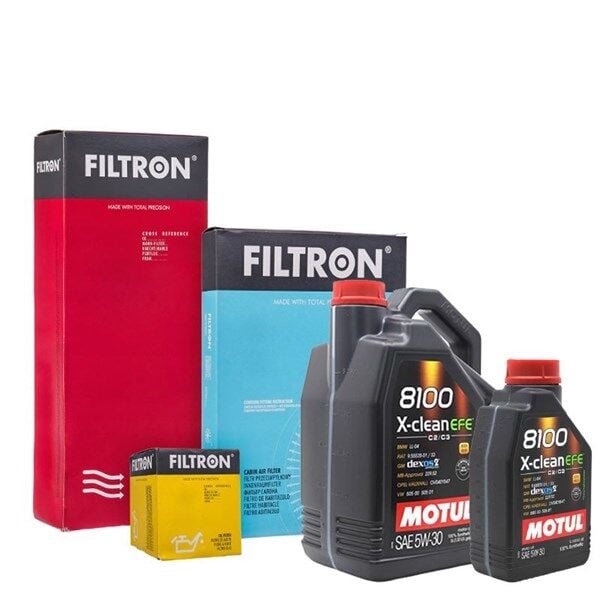 Chevrolet Captiva 2.0 Dizel Bakım Seti Filtron Filtre & Motul EFE Motor Yağı