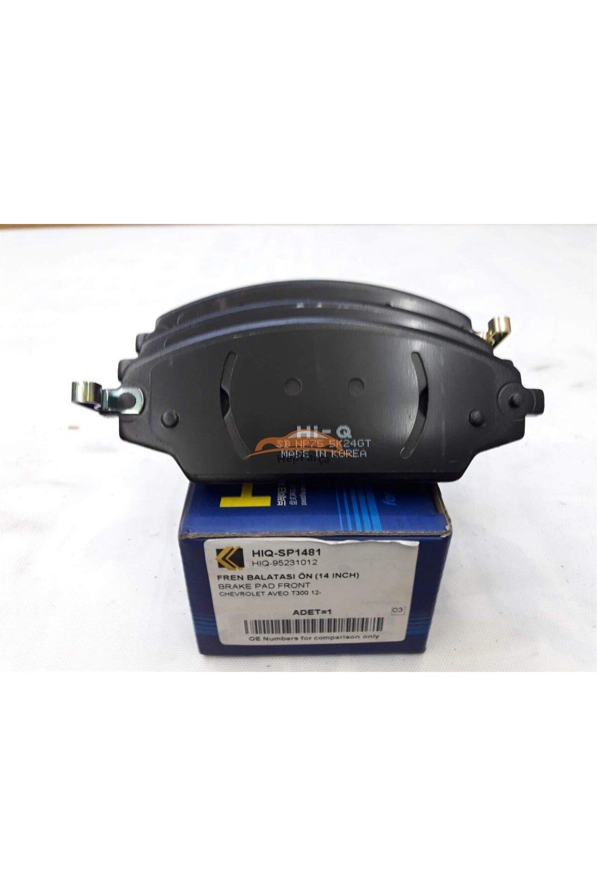 Chevrolet Yeni Aveo T300 Ön Fren Balatası Hi-Q