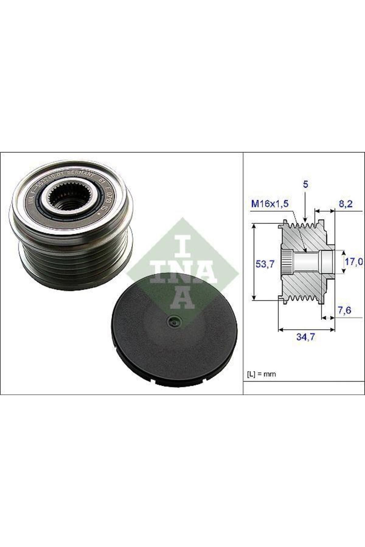 Opel Corsa D  Alternatör Kasnağı Rulmanlı Merıva B 1.4  10 5 Kanal