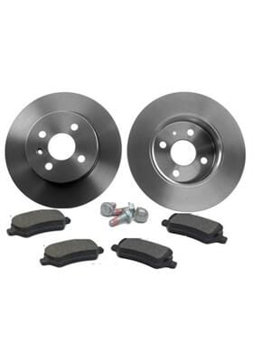 Opel Astra H Uyumlu Arka Fren Diski+Balata Takım 4 Teker Civatalı Delphi