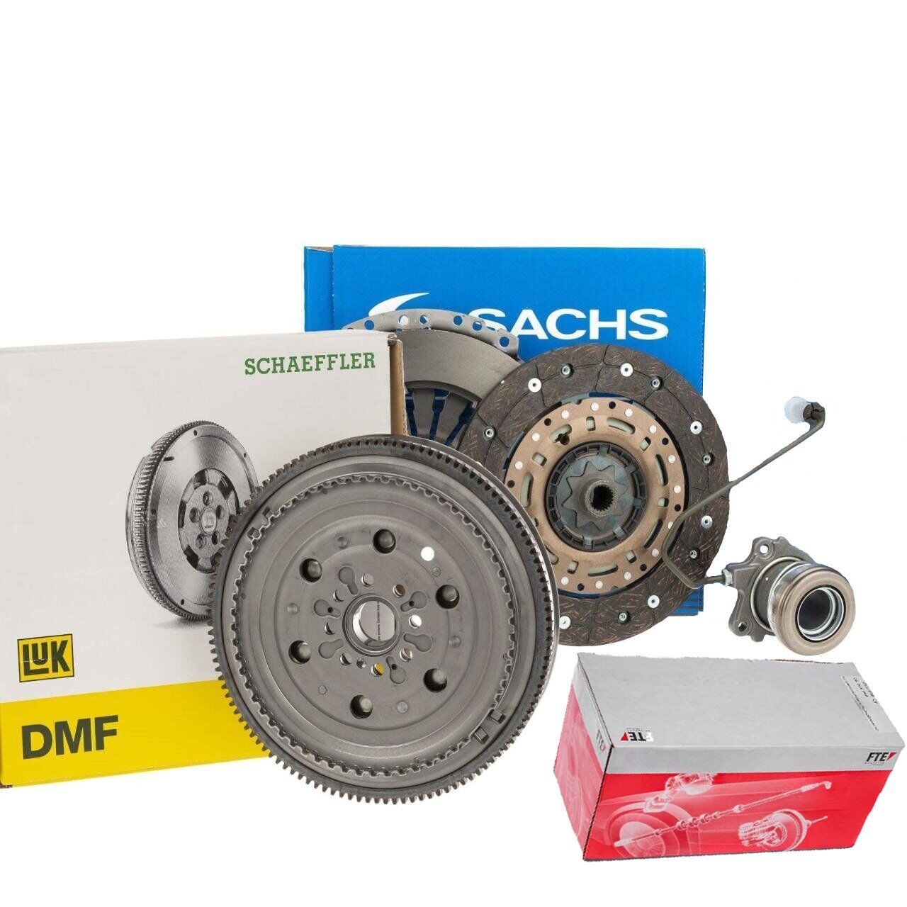 Opel Astra H 1.3 Dizel 6 İleri Volant Debriyaj Seti  uyumlu FTE Bilya Seti Komple