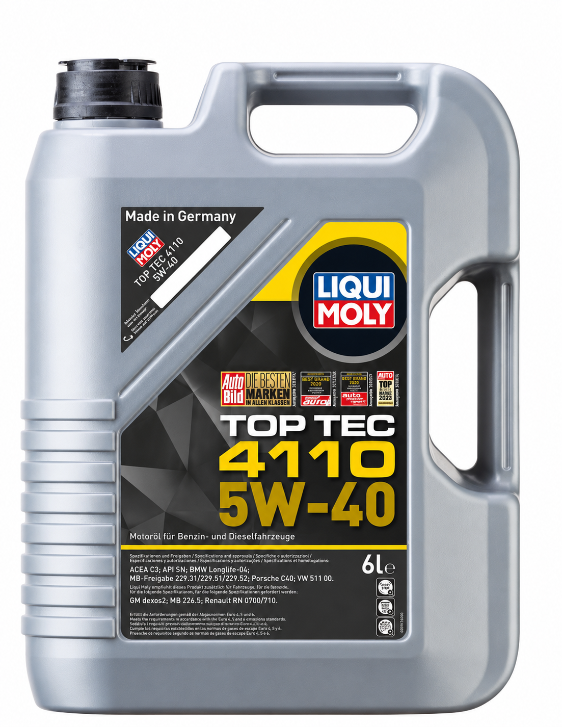 Liqui Moly Toptec 4100 5w40 6 Litre Motor Yağı