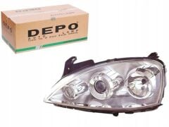 Opel Corsa C - Combo C Uyumlu Mercekli Far Sol