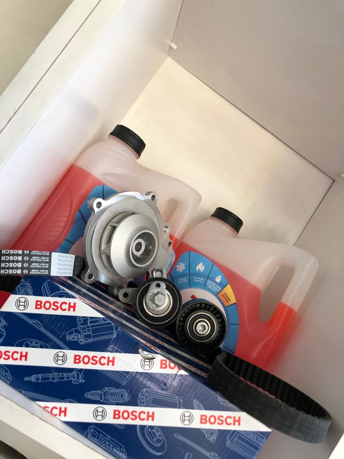 Chevrolet Captiva C100 Triger Seti Devirdaim 6LT Kırmızı Antifiriz Bosch Marka