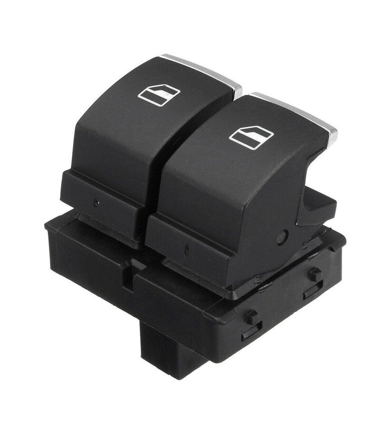CAM AÇMA DÜĞMESİ SOL ÇİFTİ KROM CADDY III-04> GOLF V-VI 03>12-PASSAT 05>16 POLO 09>