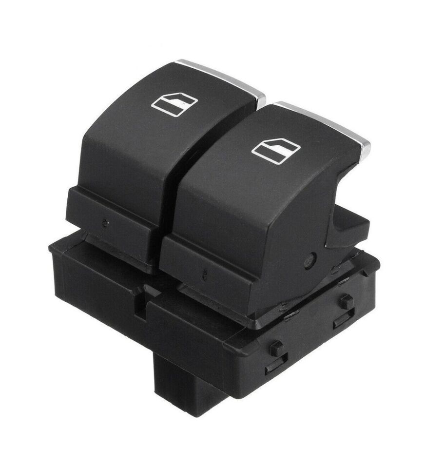 CAM AÇMA DÜĞMESİ SOL ÇİFTİ KROM CADDY III-04> GOLF V-VI 03>12-PASSAT 05>16 POLO 09>