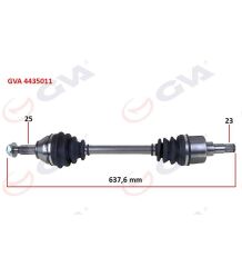 ÖN AKS KOMPLE SOL FORD FOCUS I 1.4 16V-1.6 16V-1.8 16V-1.8TDCI 98>04