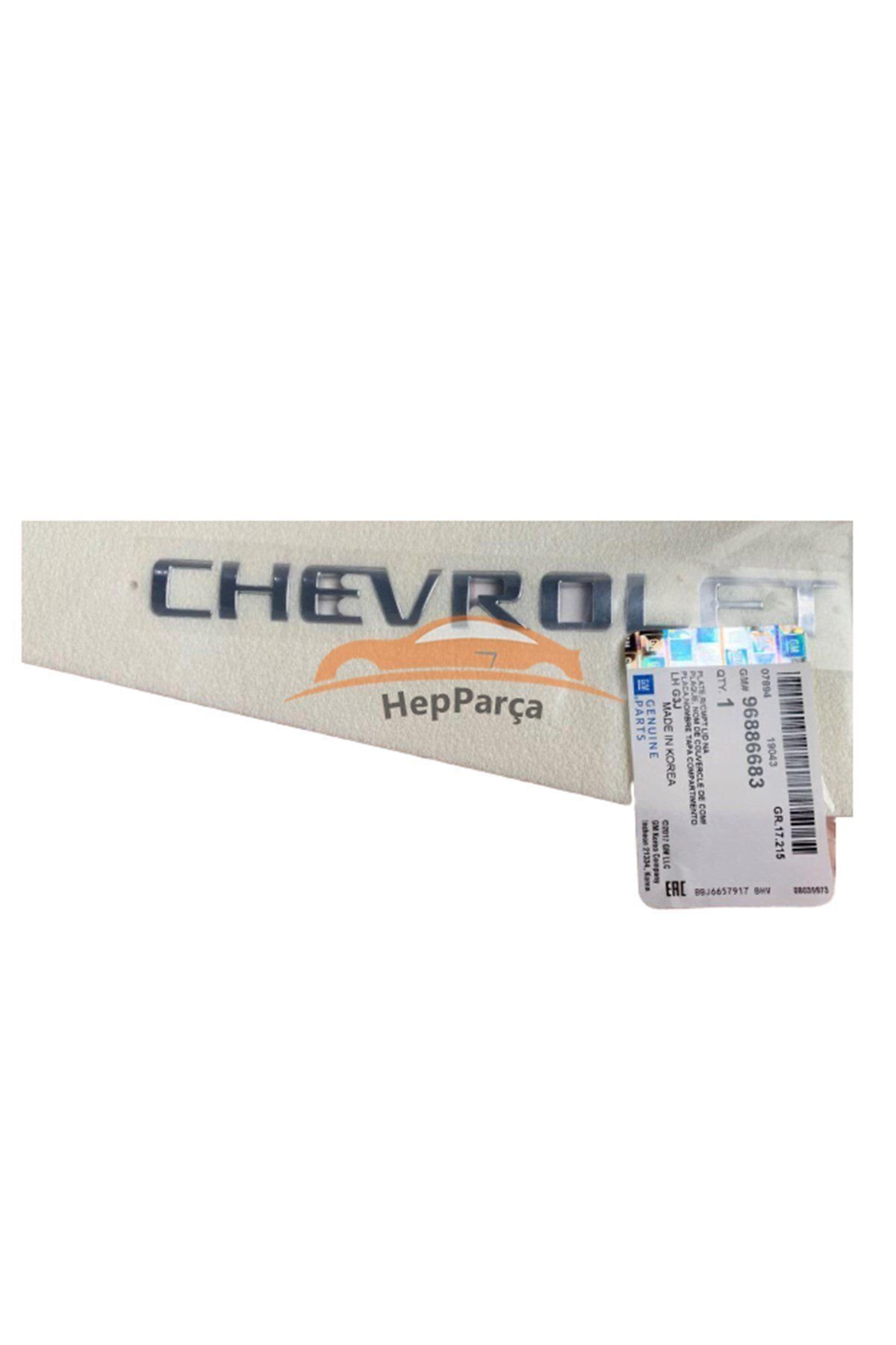 Chevrolet Cruze İçin ''Chevrolet'' Yazısı