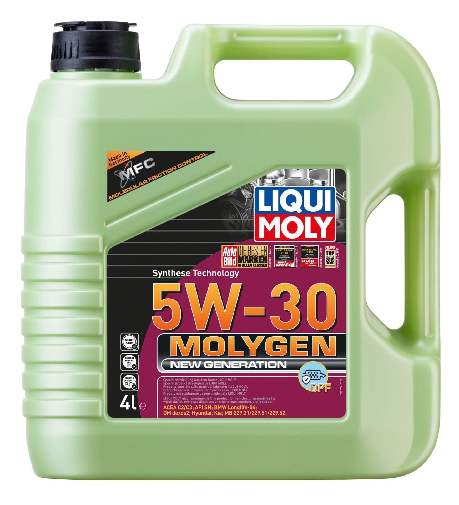 Liqui Moly Molygen 5-30 DPF 4 Litre