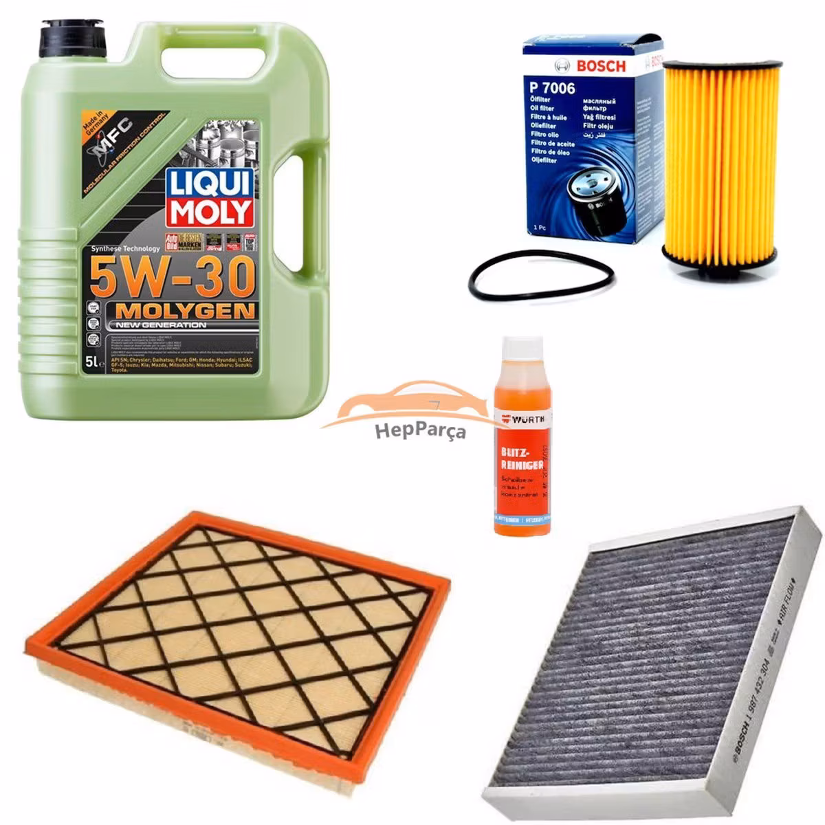 Opel Astra J 1.6 Benzinli Liqui Moly Molygen Bakım Seti