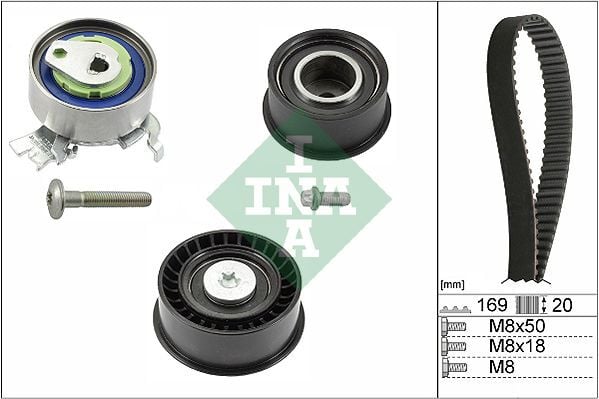 EKSANTRİK GERGİ KİTİ 169×200 ASTRA F CORSA B VECTRA B 1.4i 1.6i 1.8i 16V X14XE X16XEL X18XE