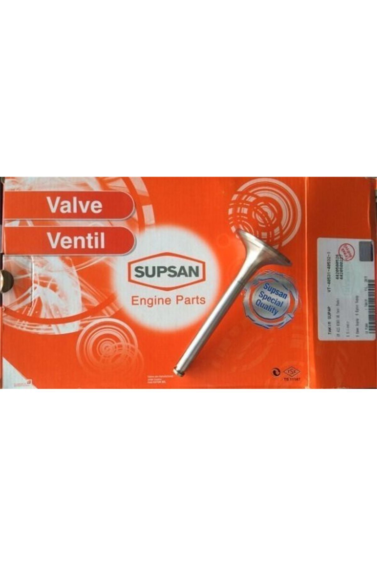 Chevrolet Cruze 1.6 Çelik Subap Takımı Stelitli Supsan