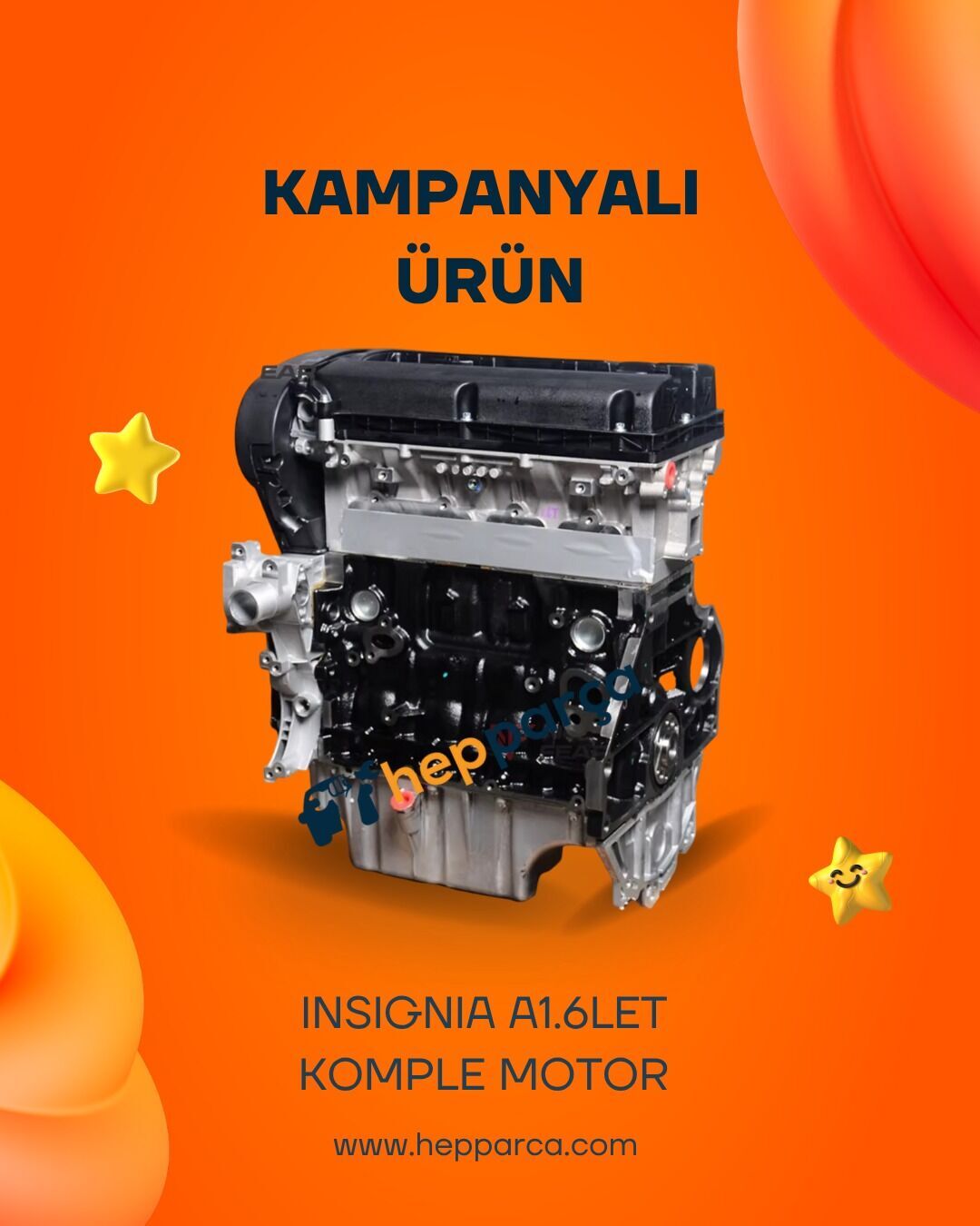 Opel Insignia A 1.6 LET Komple Sandık Motor Korea