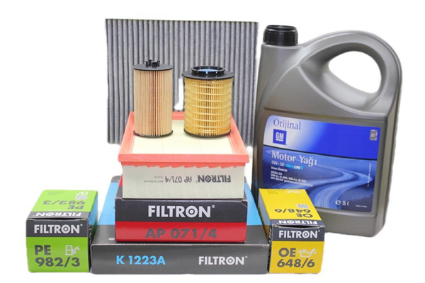 Opel Mokka 1.6 Dizel Uyumlu Motor Bakım Seti Gm 5w30 5 Lt Yağlı (fi̇lt.mok.1.6)