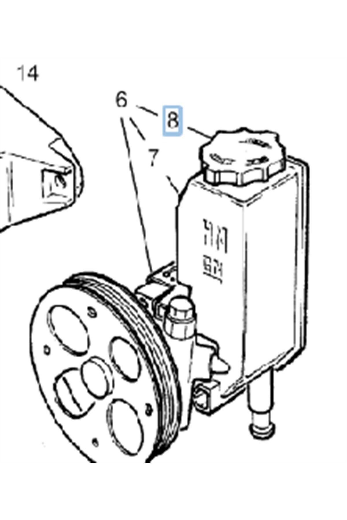Opel Vectra B Direksiyon Pompası Yağ Hazne Kapağı